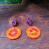 Boucles d'oreilles artisanales "Décadent hibiscus" – Image 2